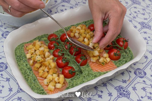 Zalm Ovenschotel Met Spinazie Boursin Keukenliefde