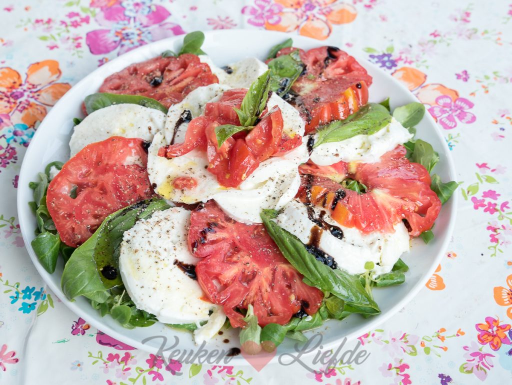 Salade Caprese Met Parmaham Keukenliefde