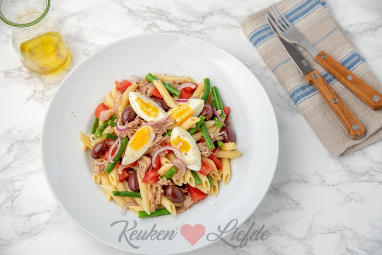 Pastasalade Met Sperziebonen En Tonijn Keukenliefde