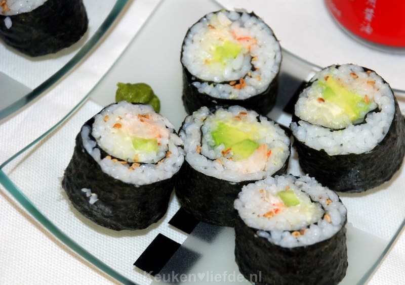 sushi maken Keukenliefde