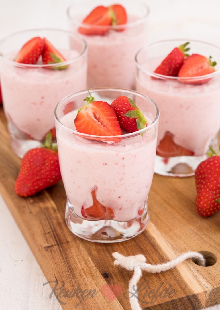 Aardbeienmousse Keuken♥Liefde