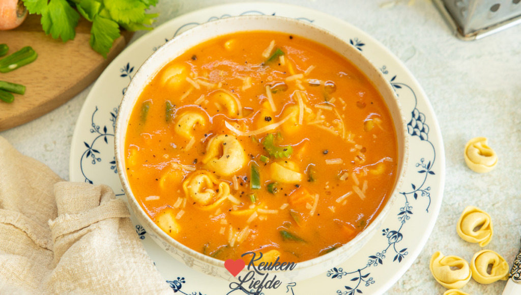 Minestrone soep met pasta