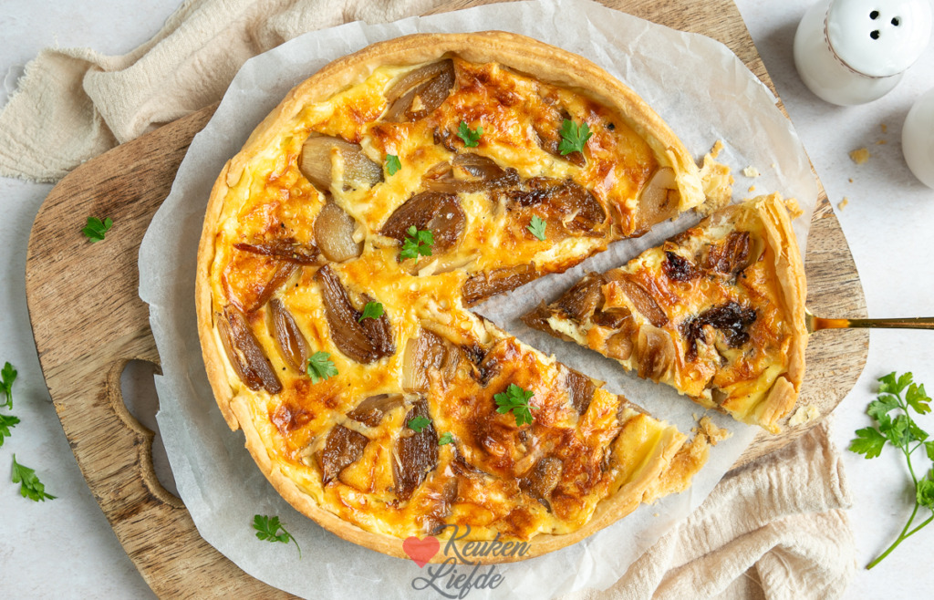 Sjalotten quiche